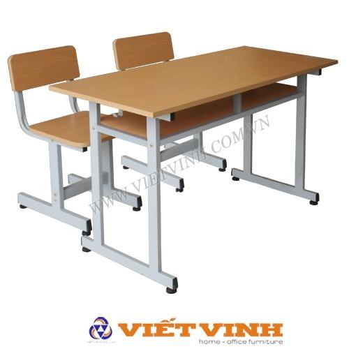 BÀN GHẾ HỌC SINH, PTTH, ĐẠI HỌC, CAO ĐẲNG, THCN THEO THÔNG TƯ - BHS110-3 - GHS110-3