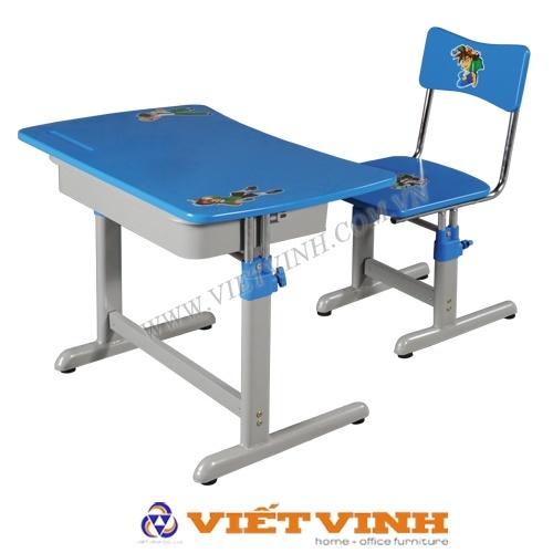 BÀN GHẾ HỌC SINH CẤP 1, 2 DÙNG TRONG GIA ĐÌNH - BHS20-2