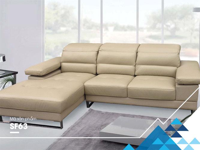 Sofa da cao cấp SF63 - Nội Thất Hòa Phát