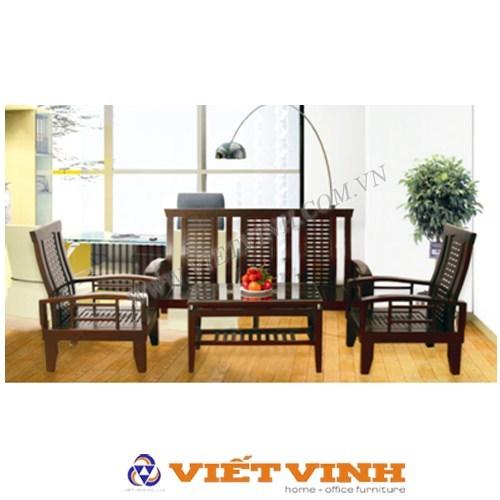 Sofa gỗ tự nhiên Hòa Phát - SF70