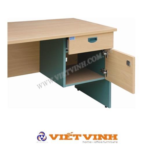 Bàn nhân viên vàng - xanh Hòa Phát