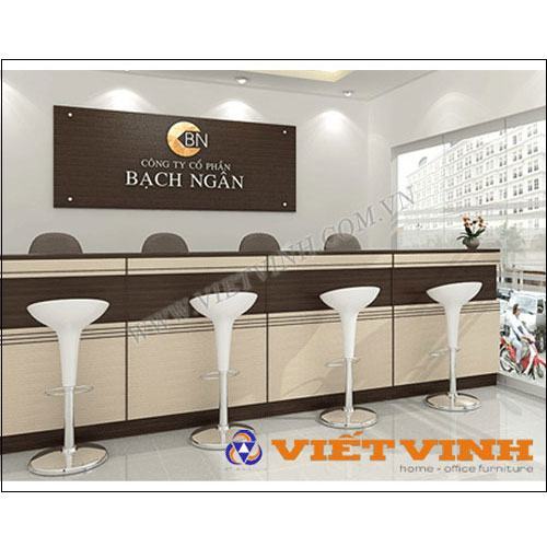 Quầy lễ tân Hoà Phát - quầy giao dịch QVV41