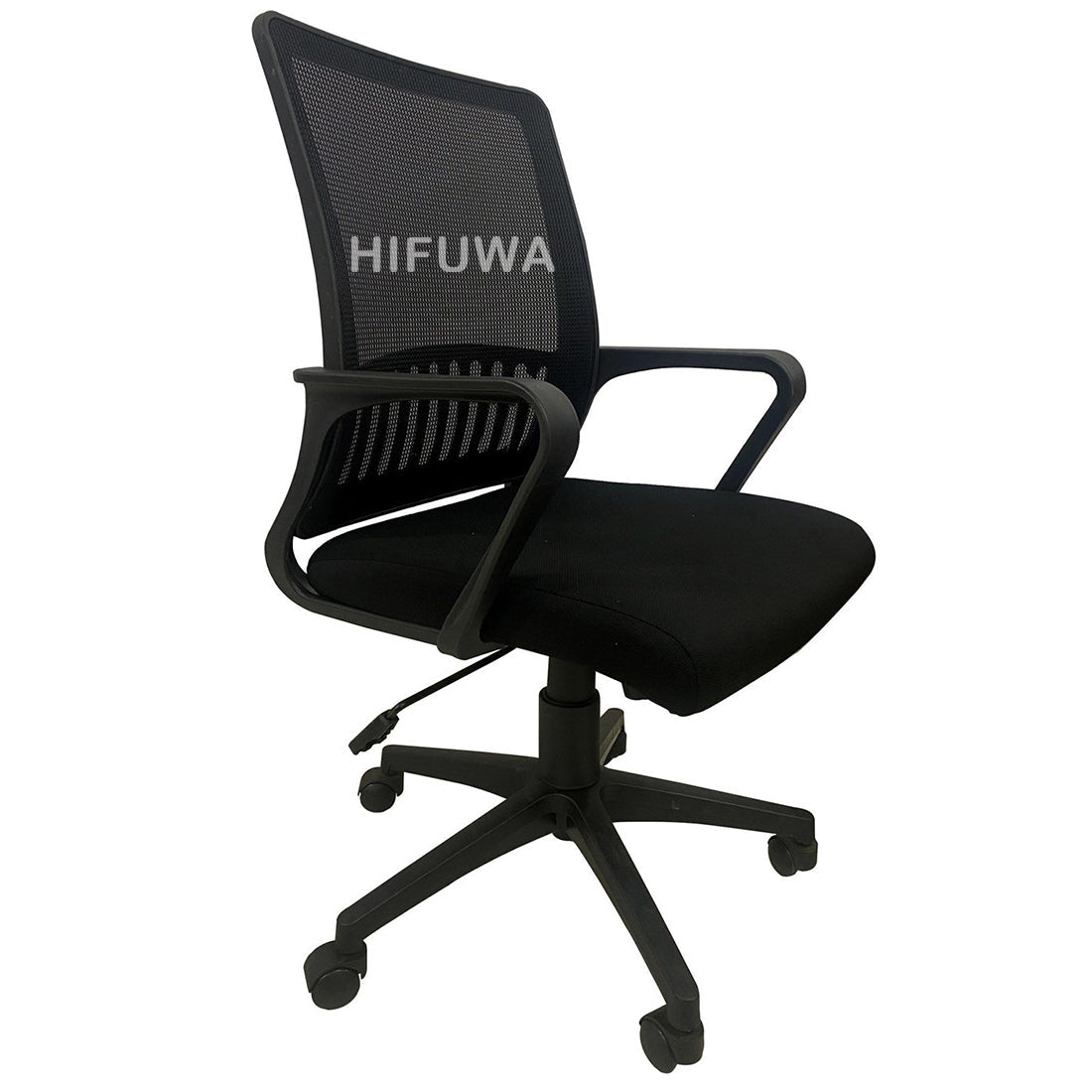 Ghế xoay chân nhựa - HIFUWA-X2 ( ĐEN)