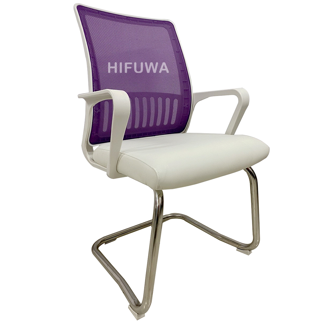 Ghế chân quỳ chân sắt sơn tĩnh điện - HIFUWA-L2 (Trắng)
