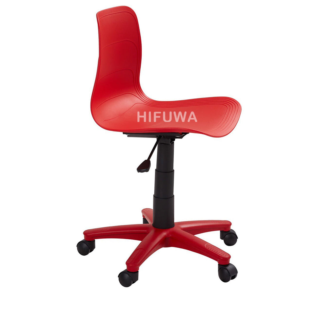 Ghế nhựa xoay HIFUWA-X1 (Đỏ tươi)