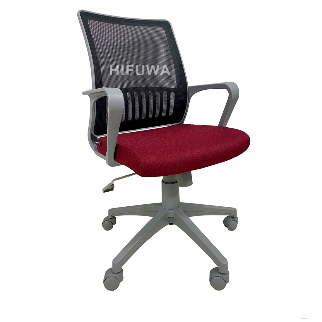 Ghế xoay lưới văn phòng HIFUWA-X2 (Đỏ đậm)