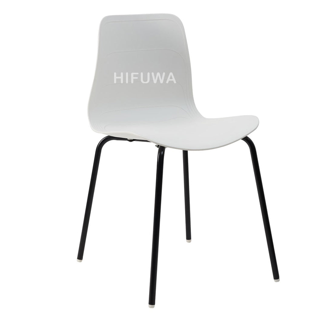 Ghế nhựa chân sắt - HIFUWA-S (Trắng)