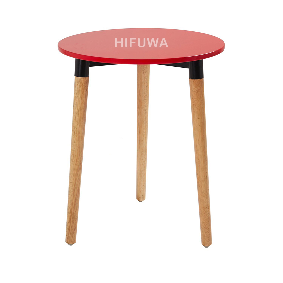 Bàn café tròn BCF-D60-G - HIFUWA (Đỏ tươi)