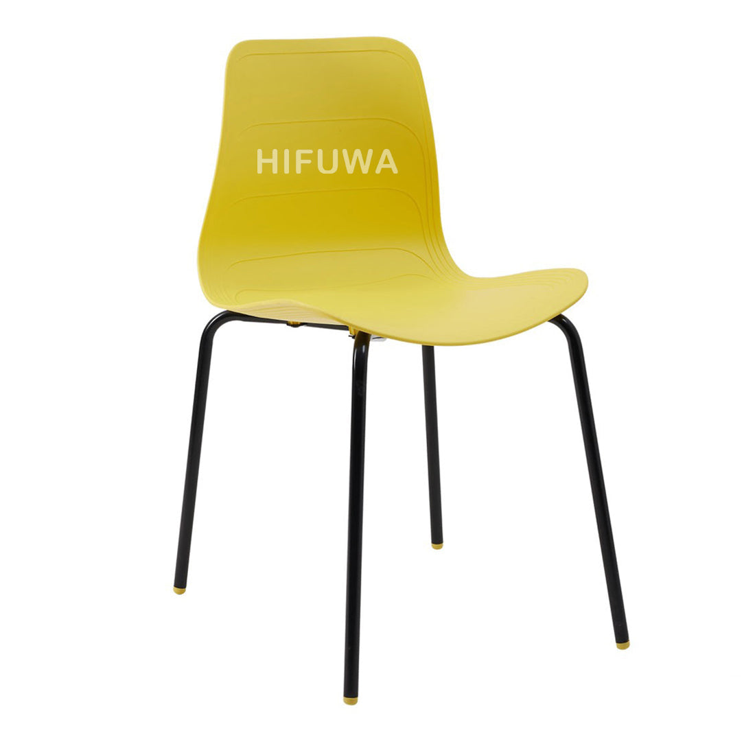 Ghế nhựa chân sắt - HIFUWA-S (Vàng)